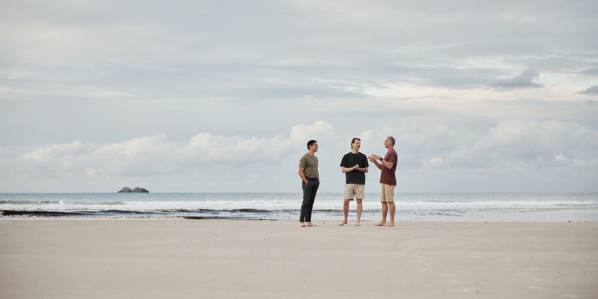 Early light on the beach at Byron Bay